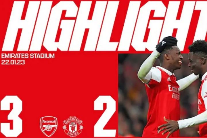 神兵救主！23年英超，恩凯提亚补时绝杀，阿森纳3-2力克曼联