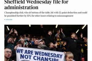 雪上加霜！英冠垫底的谢周三被扣12分，还欠税务部门100万镑